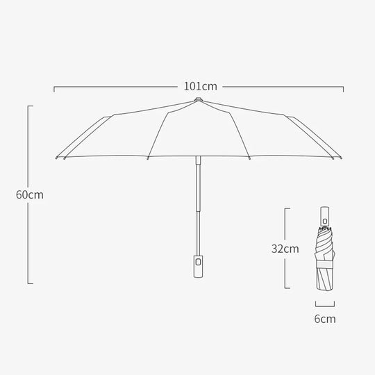 Automático Paraguas Plegable - Mod. 112