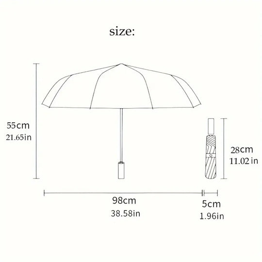 Automático Paraguas Plegable - Mod. 32