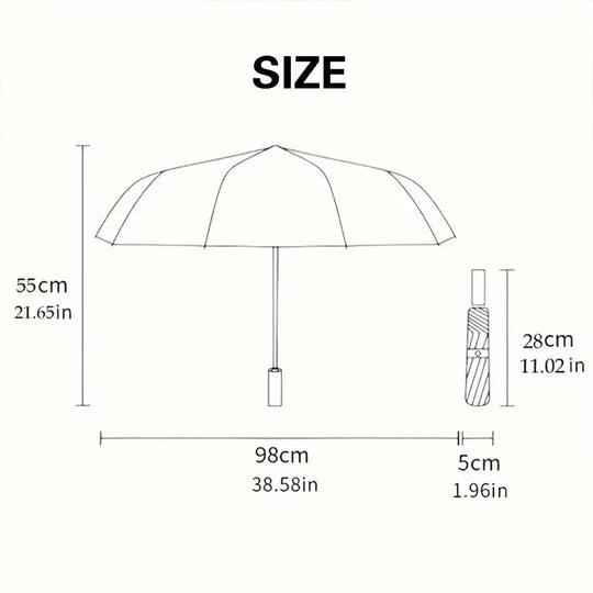 Automático Paraguas Plegable - Mod. 36