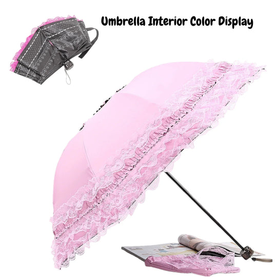 Paraguas Transparente Mujer Plegable - Mod. 49