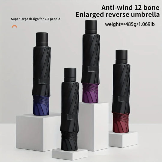 Paraguas Plegable Resistente Al Viento - Mod. 354