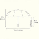 Paraguas Plegable Resistente Al Viento - Mod. 240