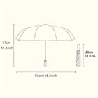 Paraguas Plegable Resistente Al Viento - Mod. 80