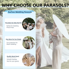Paraguas Transparente Mujer Plegable - Mod. 5