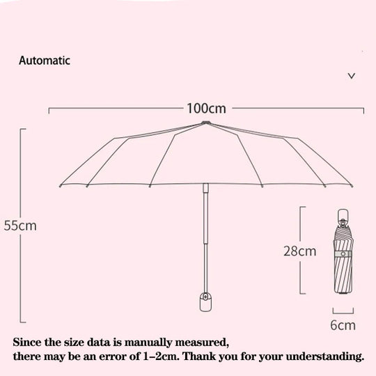 Paraguas Plegable Resistente Al Viento - Mod. 32