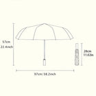 Paraguas Plegable Resistente Al Viento - Mod. 473