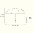 Paraguas Plegable Resistente Al Viento - Mod. 408