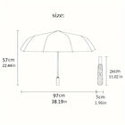 Paraguas Plegable Resistente Al Viento - Mod. 222