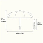 Paraguas Plegable Resistente Al Viento - Mod. 465