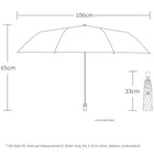 Paraguas Plegable Resistente Al Viento - Mod. 454