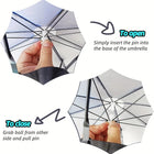Paraguas Plegable Resistente Al Viento - Mod. 48