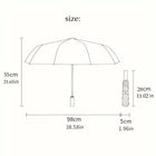 Paraguas Plegable Resistente Al Viento - Mod. 13