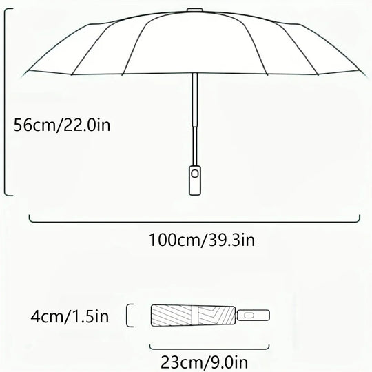 Paraguas Transparente Mujer Plegable - Mod. 47