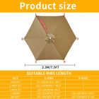 Paraguas Plegable Resistente Al Viento - Mod. 326