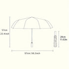 Paraguas Plegable Resistente Al Viento - Mod. 486