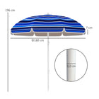 Paraguas Plegable Resistente Al Viento - Mod. 185
