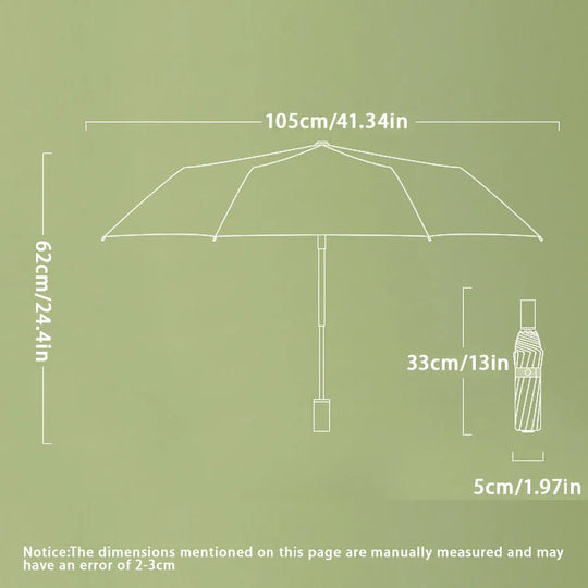Paraguas Plegable Resistente Al Viento - Mod. 181