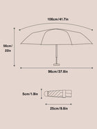 Paraguas Plegable Resistente Al Viento - Mod. 370