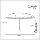Paraguas Plegable Resistente Al Viento - Mod. 375