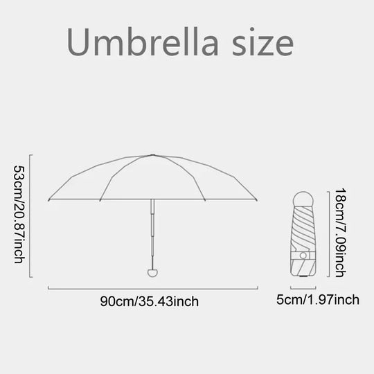 Mini Paraguas Plegable - Mod. 3