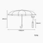 Paraguas Plegable Resistente Al Viento - Mod. 156