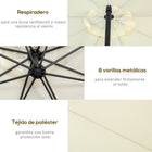 Paraguas Plegable Resistente Al Viento - Mod. 416