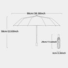 Paraguas Plegable Resistente Al Viento - Mod. 334