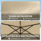 Paraguas Transparente Extra Grande - Mod. 2