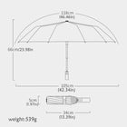 Paraguas Plegable Resistente Al Viento - Mod. 65