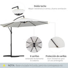 Paraguas Plegable Resistente Al Viento - Mod. 69
