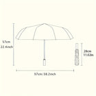 Paraguas Plegable Resistente Al Viento - Mod. 477