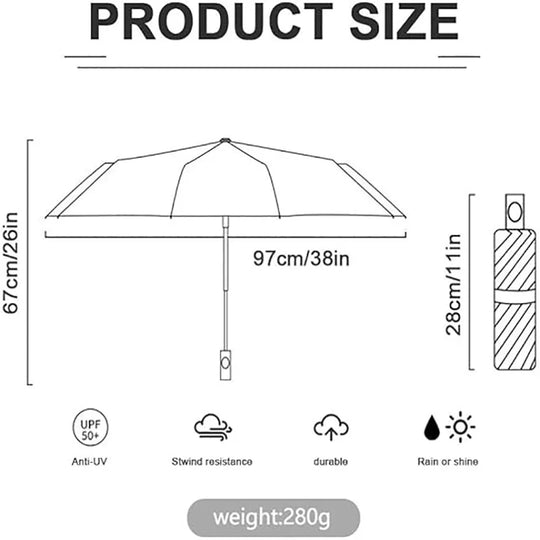 Automático Paraguas Plegable - Mod. 62