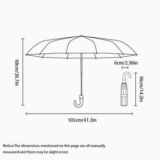 Automático Paraguas Plegable - Mod. 51