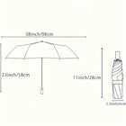 Paraguas Plegable Resistente Al Viento - Mod. 188