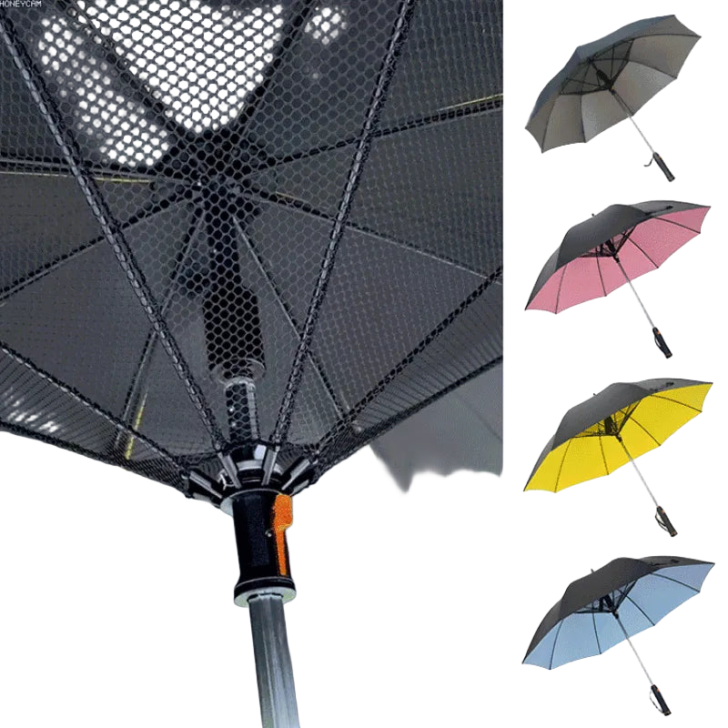 Paraguas Plegable Resistente Al Viento - Mod. 492